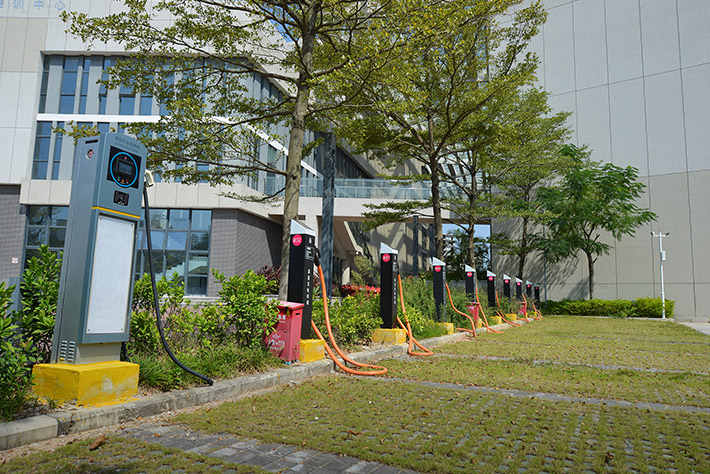 沙井京基百纳广场停车场充电站工程